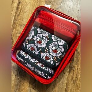Vera Bradley Red Floral Organizer